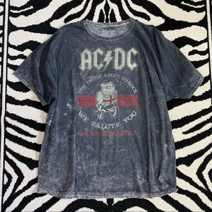AC/DC For Those About To Rock Graphic Band Tee Size XXL